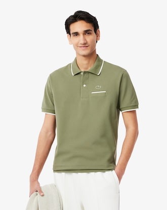 Polo L.12.12 classic fit poche poitrine