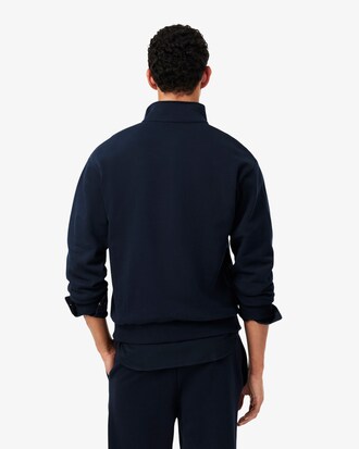 Sweatshirt col zipp&eacute; molleton