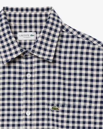 Chemise flanelle &agrave; carreaux regular fit