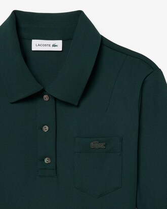 Robe pliss&eacute;e col polo jersey fluide