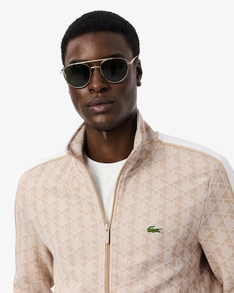 Veste de surv&ecirc;tement zipp&eacute;e Paris jacquard