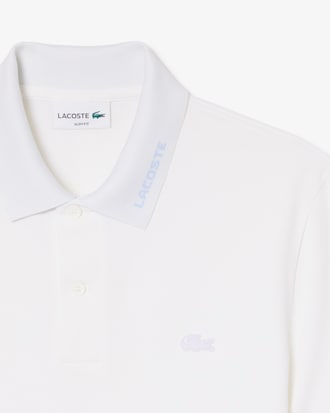 Polo Commuter slim fit Piqu&eacute; marquage jacquard