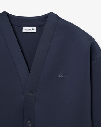 Cardigan oversize signature brod&eacute;e