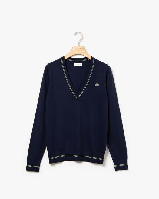 Bleu Marine / Blanc / Jaune Fluo