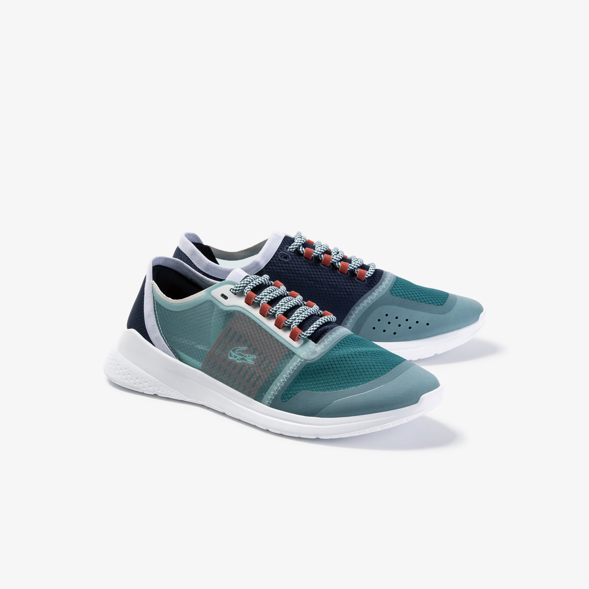 sneakers lt fit homme en textile avec crocodile tricolore