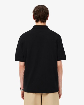 Polo loose fit Piqu&eacute; &eacute;pais