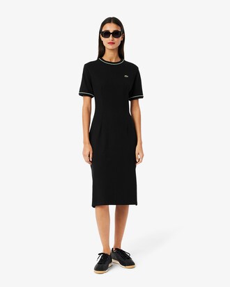 Robe t-shirt jersey à liserés