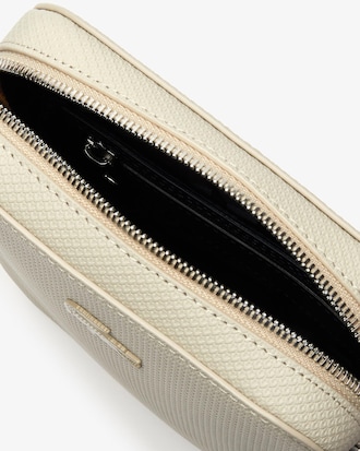 Sacoche verticale zippée Chantaco en cuir souple uni