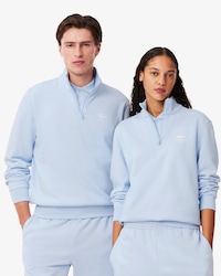 Sweatshirt col montant zippé imprimé