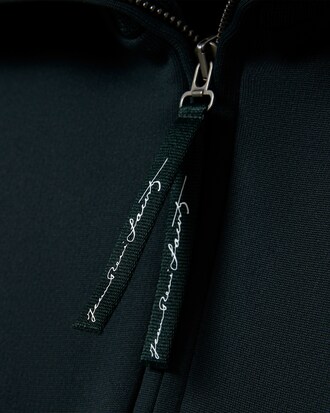 Sweatshirt col montant zippé badge Défilé