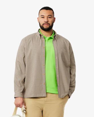 Surchemise regular fit à carreaux coton
