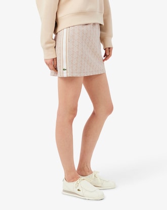 Jupe jacquard monogramme