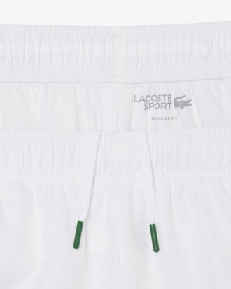 Short Sport taffetas diamant&eacute; bandes