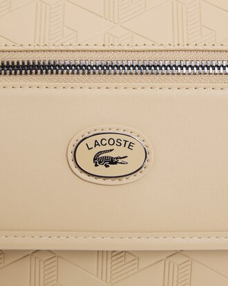 Mini sac messenger monogramme en cuir