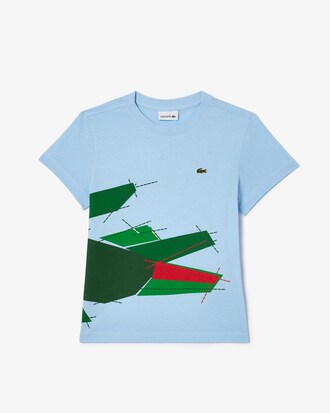 T-shirt coton crocodile graphique