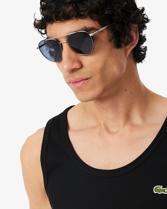 D&eacute;bardeur slim fit coton c&ocirc;tel&eacute;