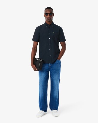 Chemise manches courtes regular fit Oxford