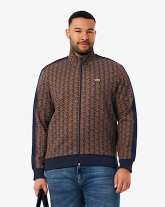 Veste de surv&ecirc;tement zipp&eacute;e Paris jacquard