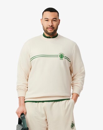 Sweatshirt molleton imprimé tennis