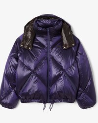 Doudoune duvet oversize d&eacute;perlante