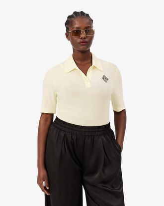 Polo slim fit brod&eacute;