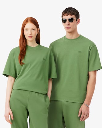 T-shirt loose fit jersey &eacute;pais