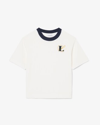 T-shirt jersey broderie oversize