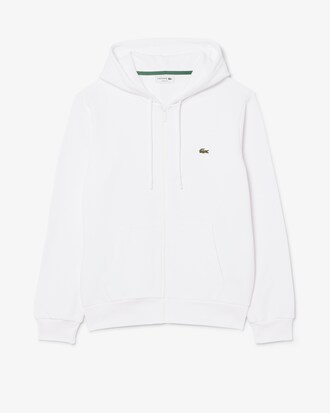 Sweatshirt zipp&eacute; classic fit molleton