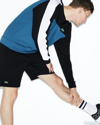 Sweatshirt Tennis col rond Lacoste SPORT en molleton color-block