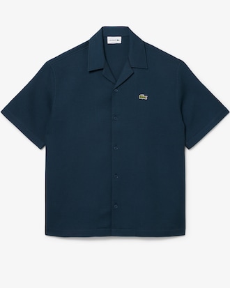 Chemise tissu gaufré relaxed fit