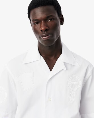 Chemise relaxed fit badges Défilé
