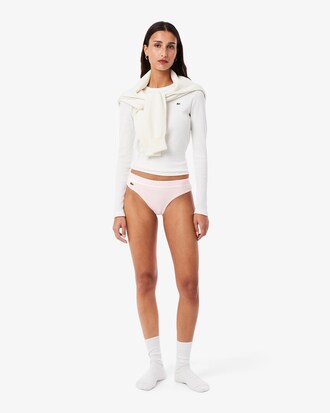 Culotte coton côtelé crocodile brodé