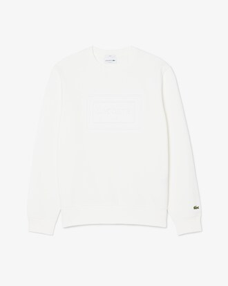 Sweatshirt molleton marquage emboss&eacute;