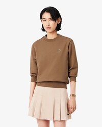 Sweatshirt relaxed fit col rond molleton