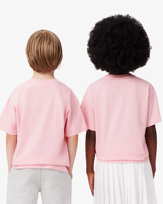 T-shirt coton imprimé fleur vintage