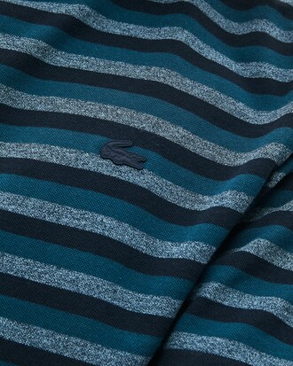 T-shirt Lacoste Motion en piqué de coton rayé ultra fin