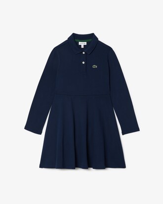 Robe manches longues en Piqué stretch