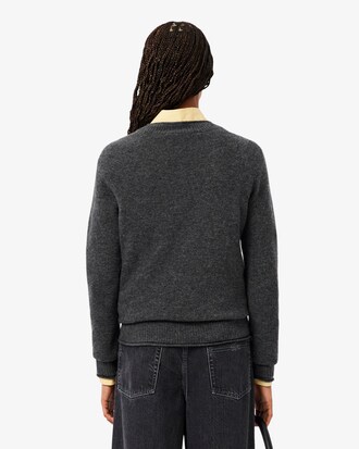 Pull maille 3D laine cardée