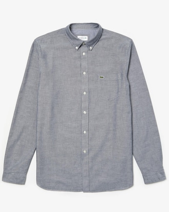 Chemise regular fit en coton Oxford uni