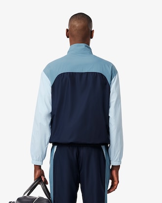 Veste de survêtement color-block déperlante