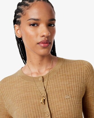 Cardigan c&ocirc;tel&eacute; laine m&eacute;rinos