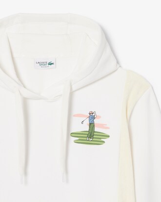 Sweatshirt &agrave; capuche Golf imprim&eacute;