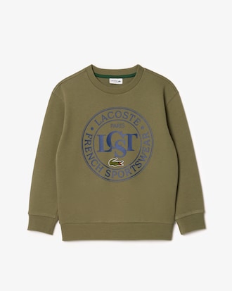Sweatshirt col rond imprimé
