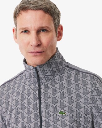 Veste de surv&ecirc;tement zipp&eacute;e Paris jacquard