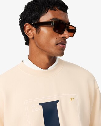 Sweatshirt molleton imprim&eacute; graphique