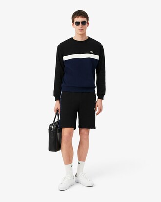 Short coton color-block regular fit