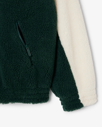 Sweatshirt col montant oversize polaire