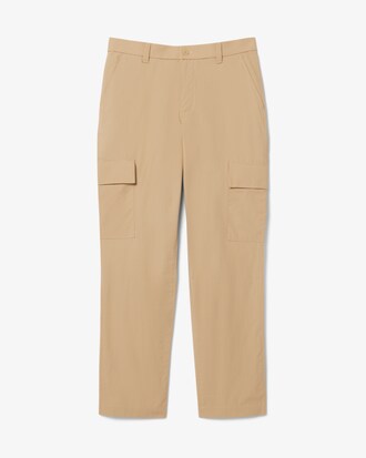 Pantalon cargo en coton léger regular fit