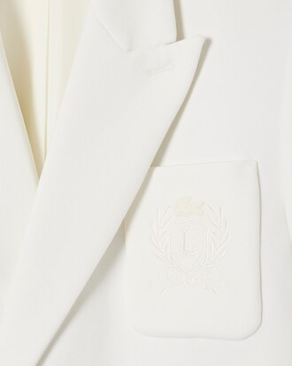 Blazer croisé blason héritage brodé