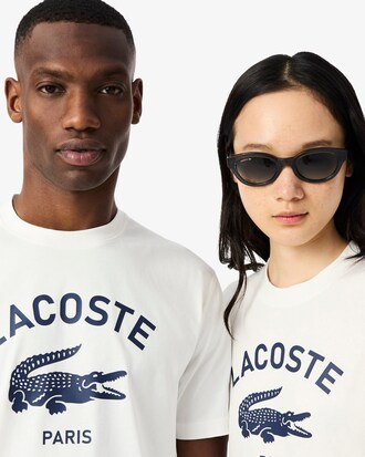 T-shirt coton imprim&eacute; signature